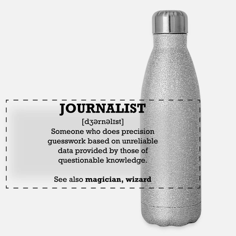 Journaliste - Assistant Gourde isotherme panoramique pailletée 500 ml