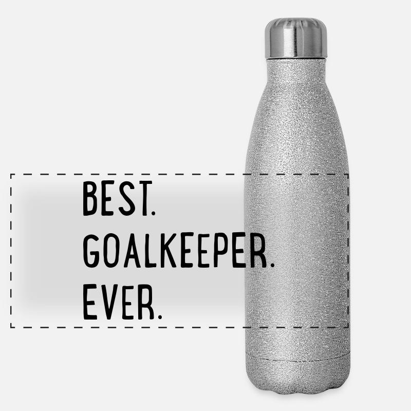 Målmand Termoflaske i rustfrit stål med glimmer