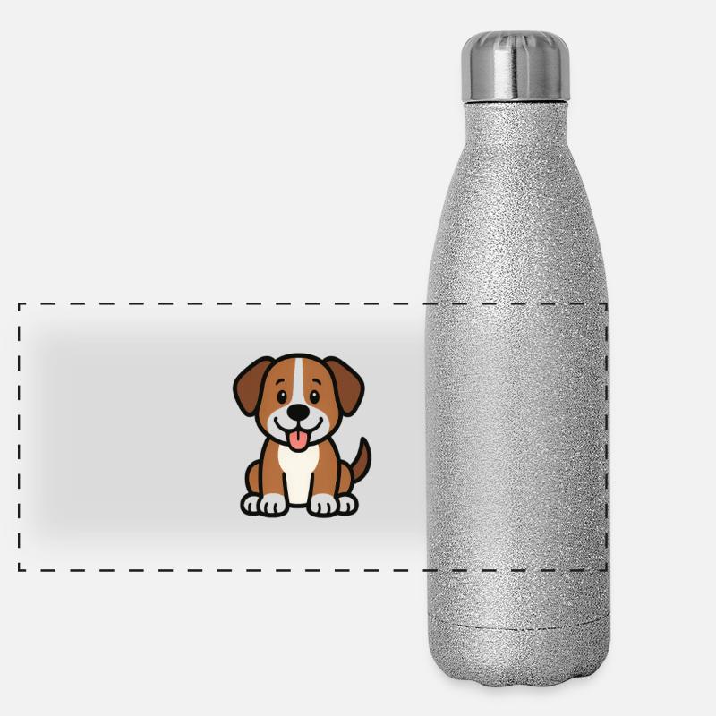 Panorama Glitzer Isolierflasche 500 ml