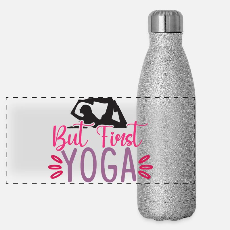 Mais d’abord le yoga Gourde isotherme panoramique pailletée 500 ml