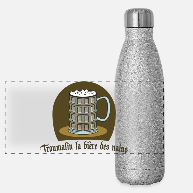 Troumalin Bier von Helfspawn Panorama Glitzer Isolierflasche 500 ml