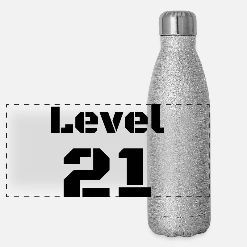 Niveau 21 Gourde isotherme panoramique pailletée 500 ml