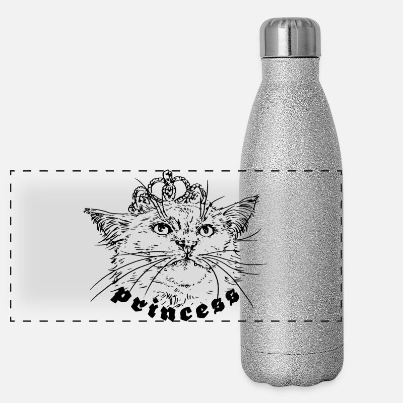 Princesse Gourde isotherme panoramique pailletée 500 ml