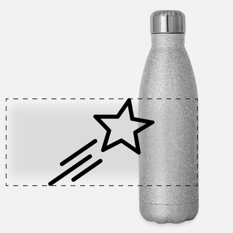 shooting star Panoramic Glitter Thermal Bottle 500 ml