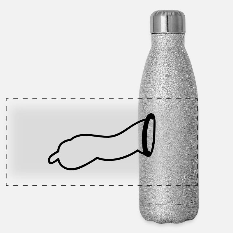 Kondom Panorama Glitzer Isolierflasche 500 ml