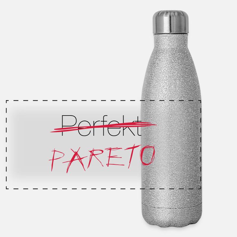 Perfekt? Nein: Pareto! Panorama Glitzer Isolierflasche 500 ml