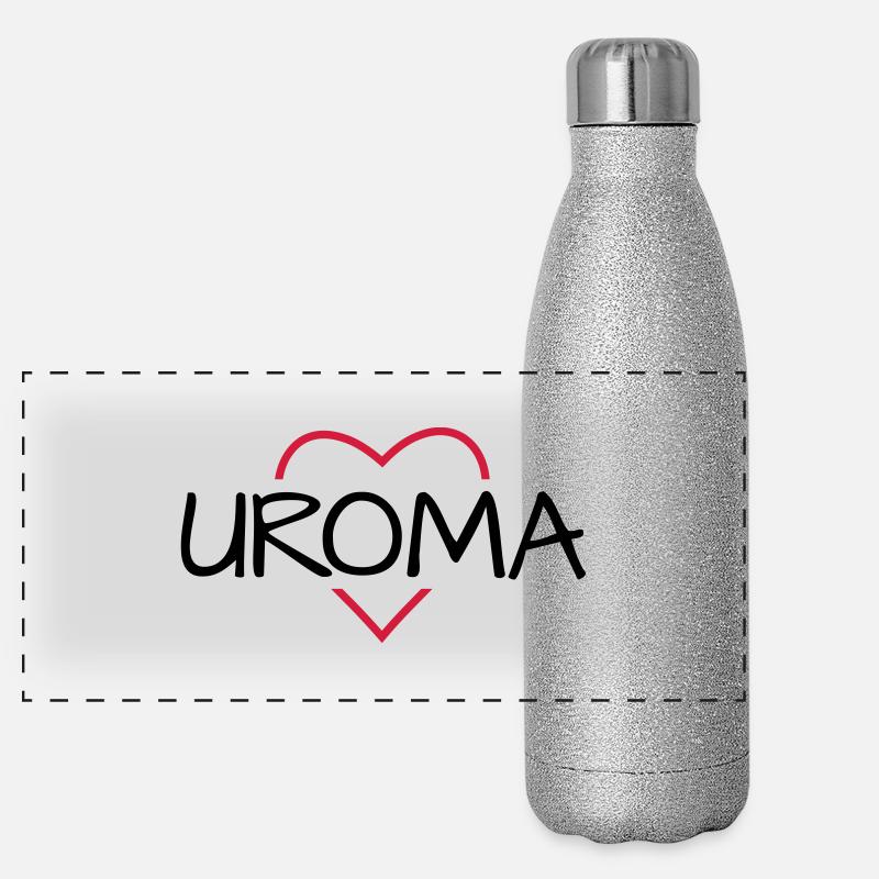 Pensée de grand-mère Gourde isotherme panoramique pailletée 500 ml