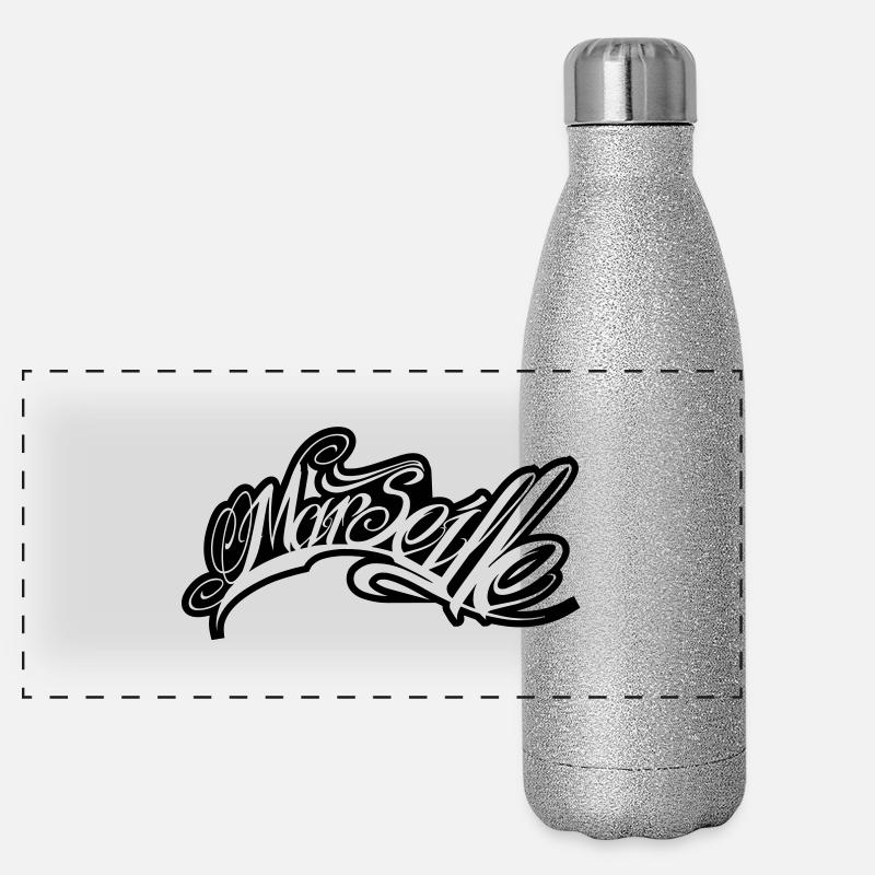 Marseilles Panoramic Glitter Thermal Bottle 500 ml