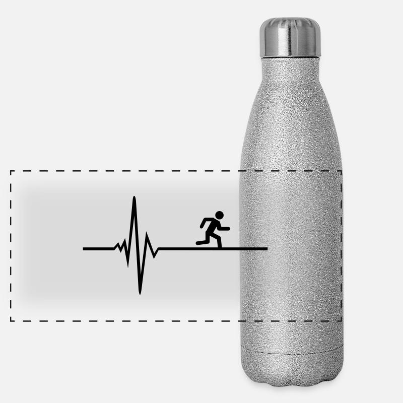 runner Panoramic Glitter Thermal Bottle 500 ml