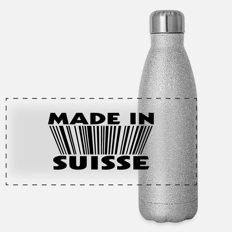 Made in suisse 3D code Gourde isotherme panoramique pailletée 500 ml