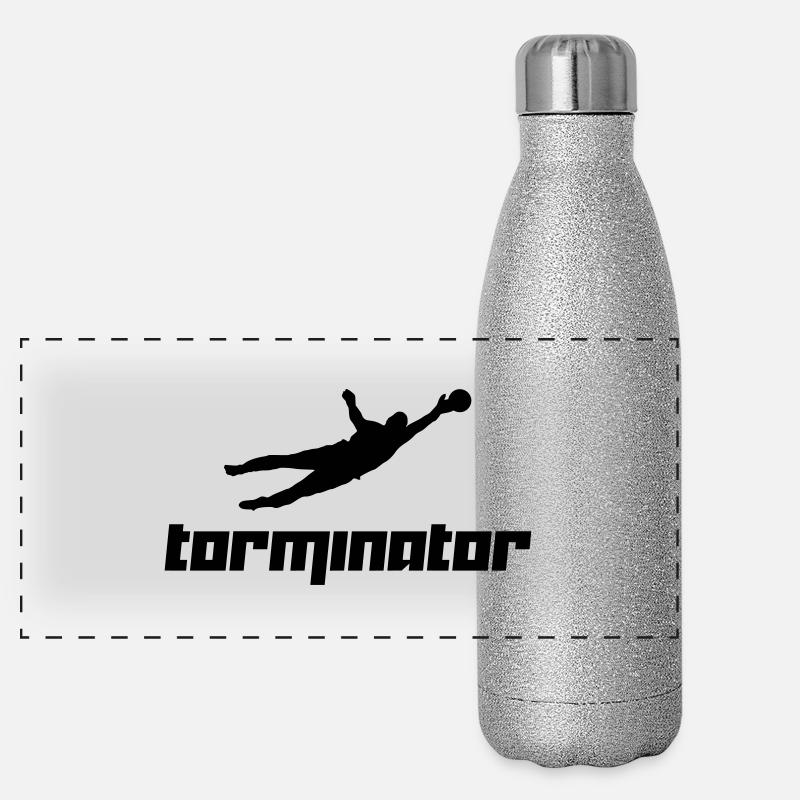 Torminator 2 (Vektor) Panorama Glitzer Isolierflasche 500 ml