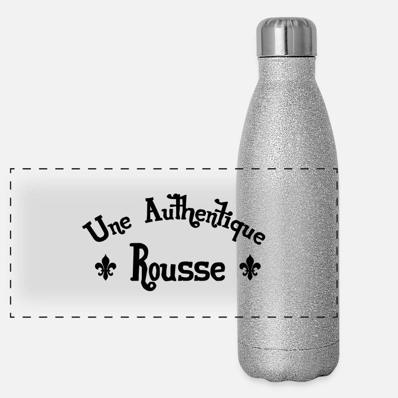 Roux / Rousse / Rousseur / Style / Mode / Rouquine Gourde isotherme panoramique pailletée 500 ml