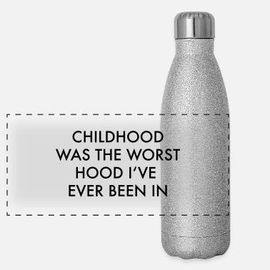 cattiva infanzia Thermos in acciaio inossidabile glitterato