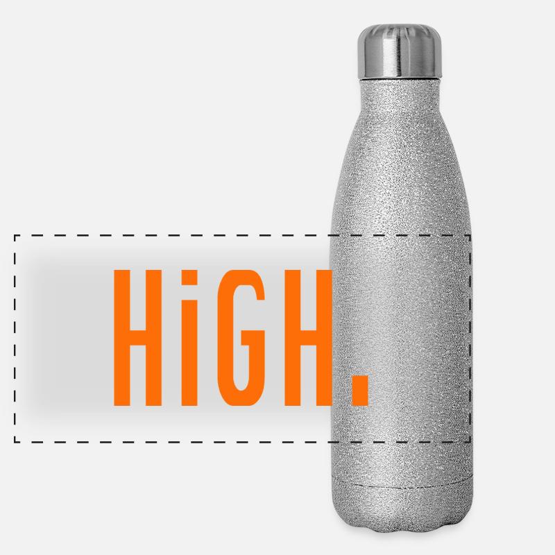 Haut. Gourde isotherme panoramique pailletée 500 ml