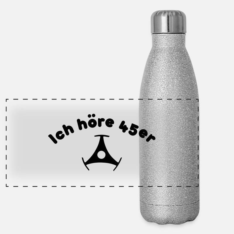 Vinyl Record LP single Music Schlager Rock Panoramic Glitter Thermal Bottle 500 ml