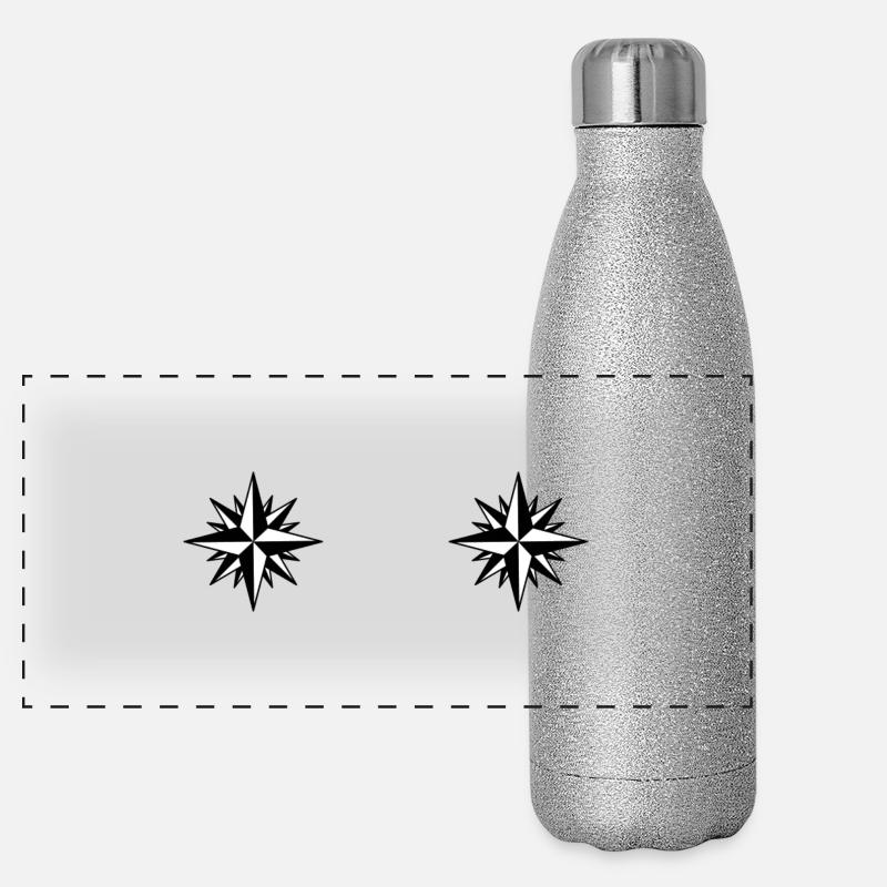 Compass winch stars Panoramic Glitter Thermal Bottle 500 ml
