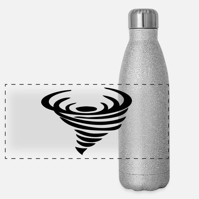 tornade Gourde isotherme panoramique pailletée 500 ml