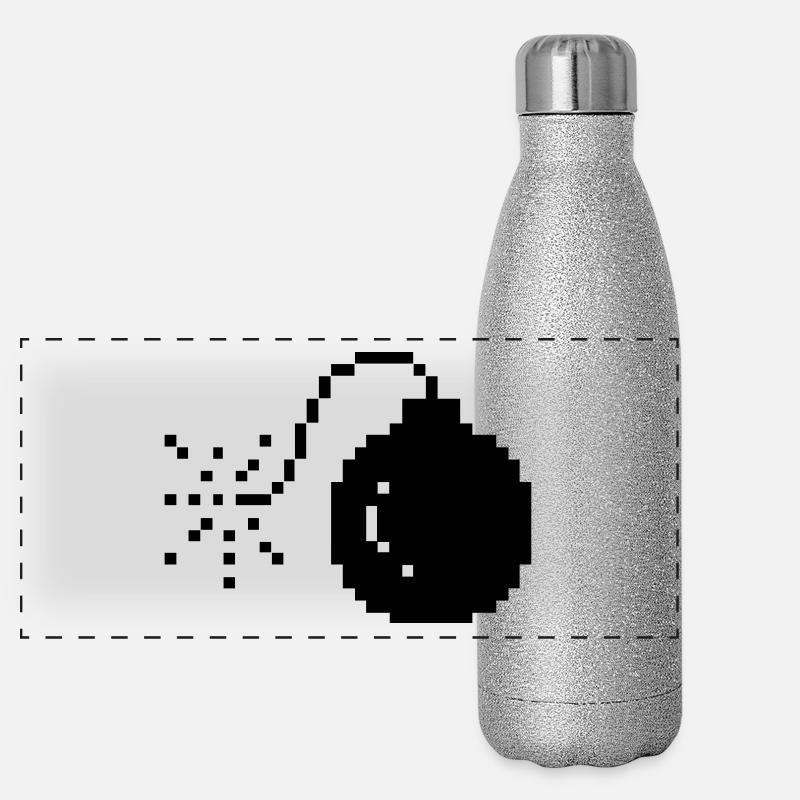 bombe Gourde isotherme panoramique pailletée 500 ml