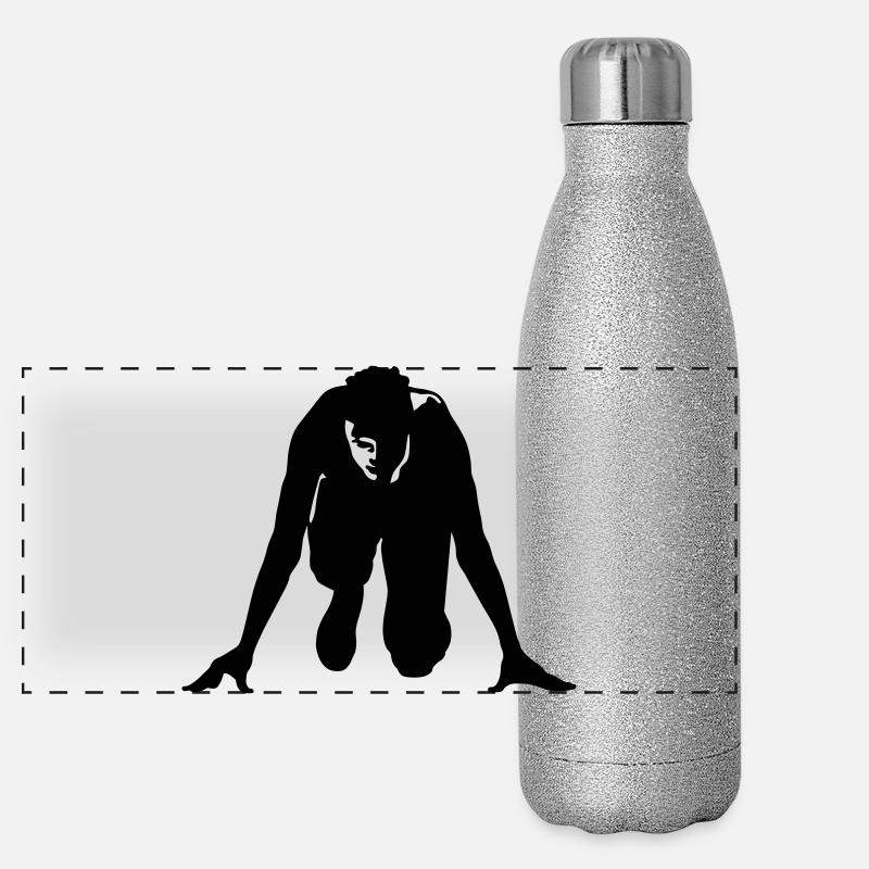 coureur start Gourde isotherme panoramique pailletée 500 ml