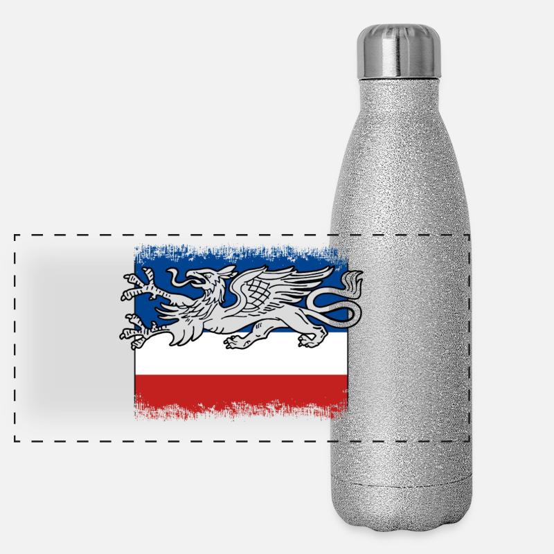 Rostocker Panorama Glitzer Isolierflasche 500 ml