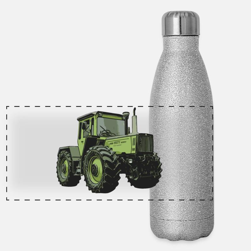 MB trac 1800 intercooler tractor Panoramic Glitter Thermal Bottle 500 ml
