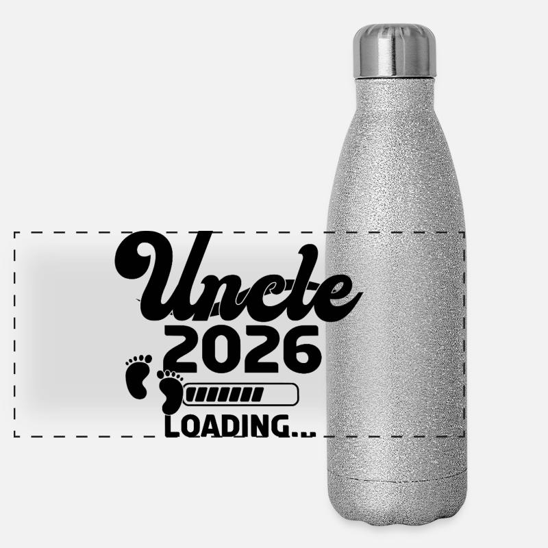 Uncle 2026 Loading Panorama Glitzer Isolierflasche 500 ml