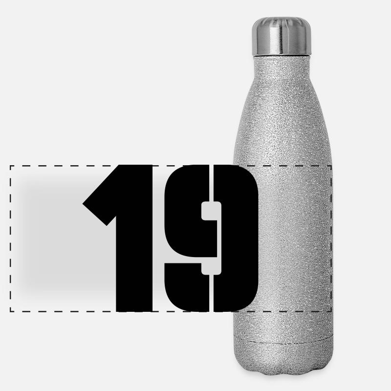 19 Gourde isotherme panoramique pailletée 500 ml