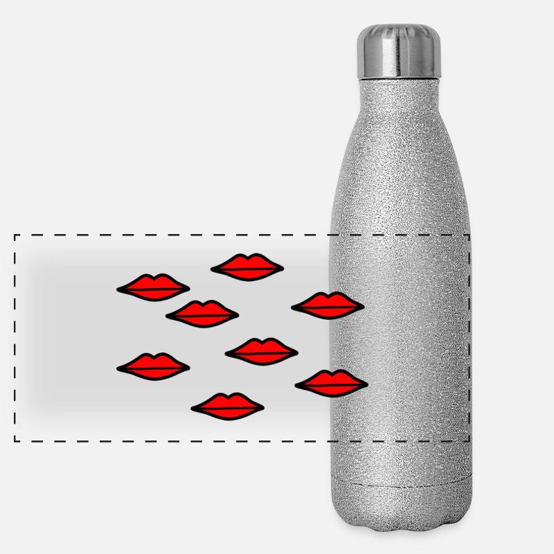 Bouches Gourde isotherme panoramique pailletée 500 ml