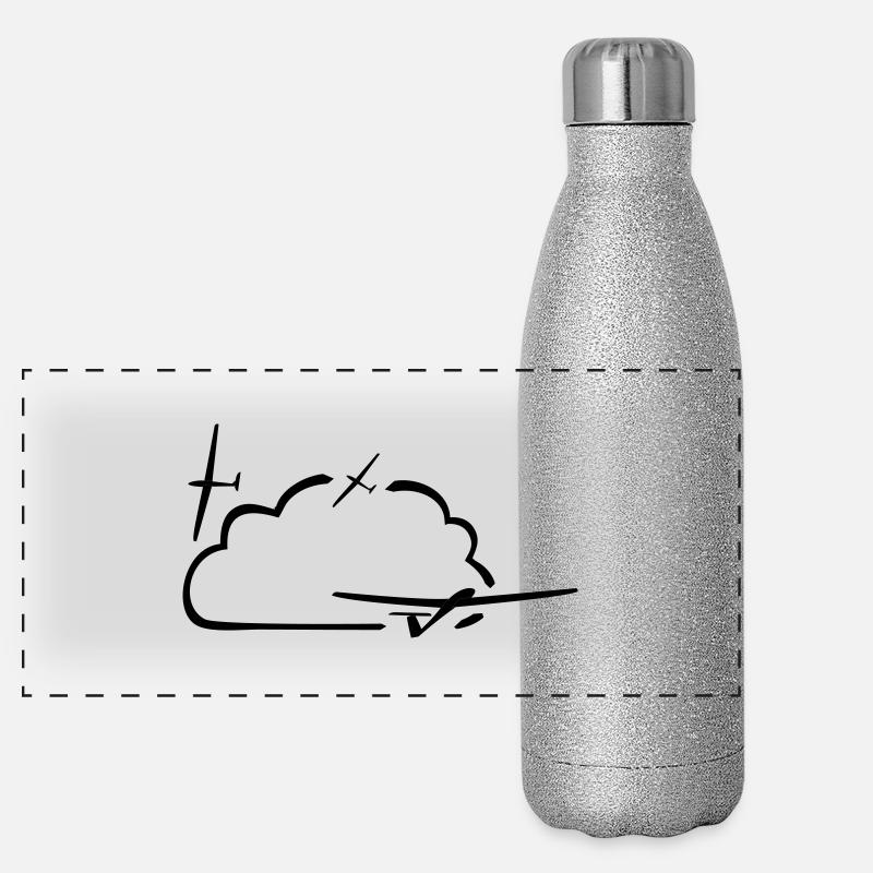 vol à voile Gourde isotherme panoramique pailletée 500 ml