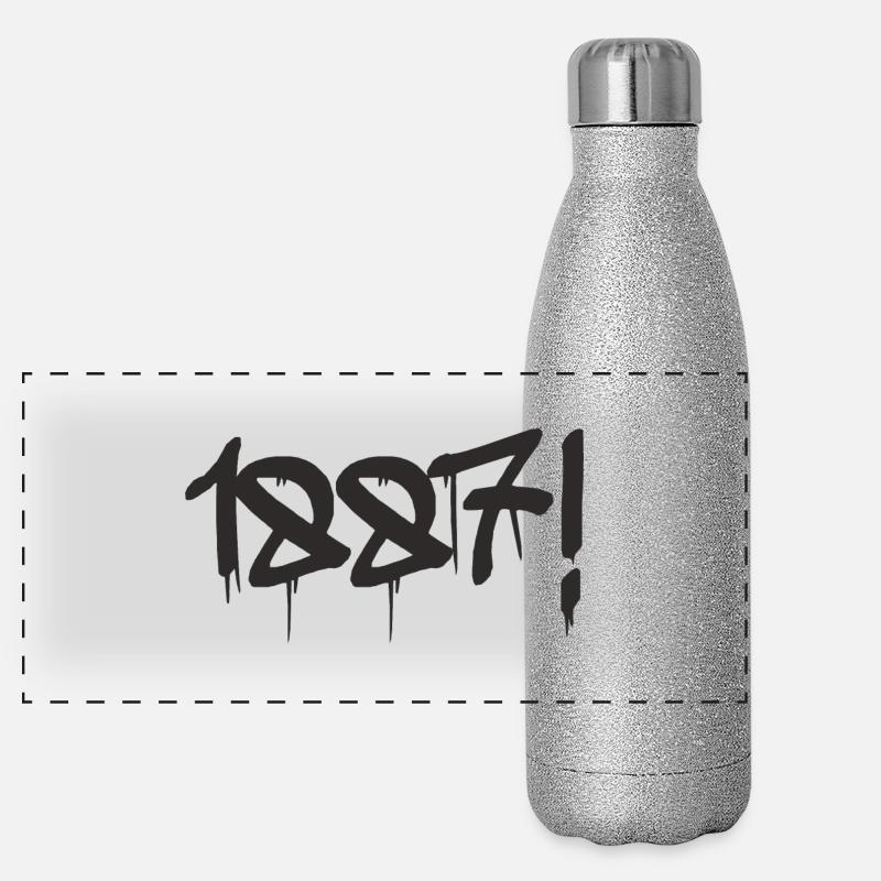 1887 Panorama Glitzer Isolierflasche 500 ml