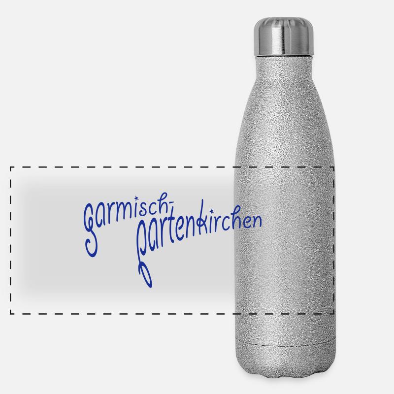 Garmisch-Partenkirchen Panoramic Glitter Thermal Bottle 500 ml