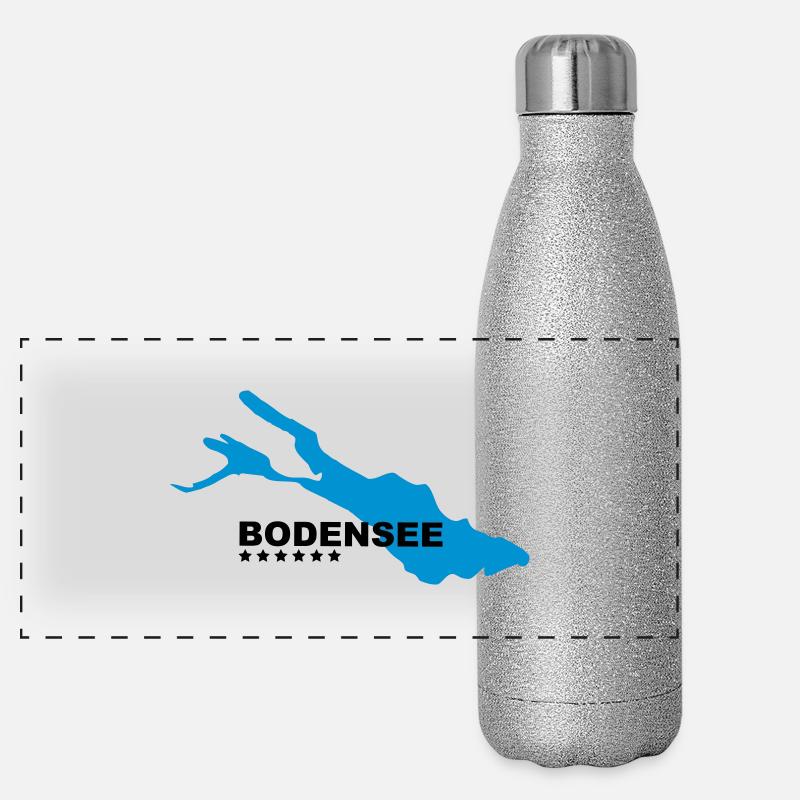 Lake Constance Panoramic Glitter Thermal Bottle 500 ml