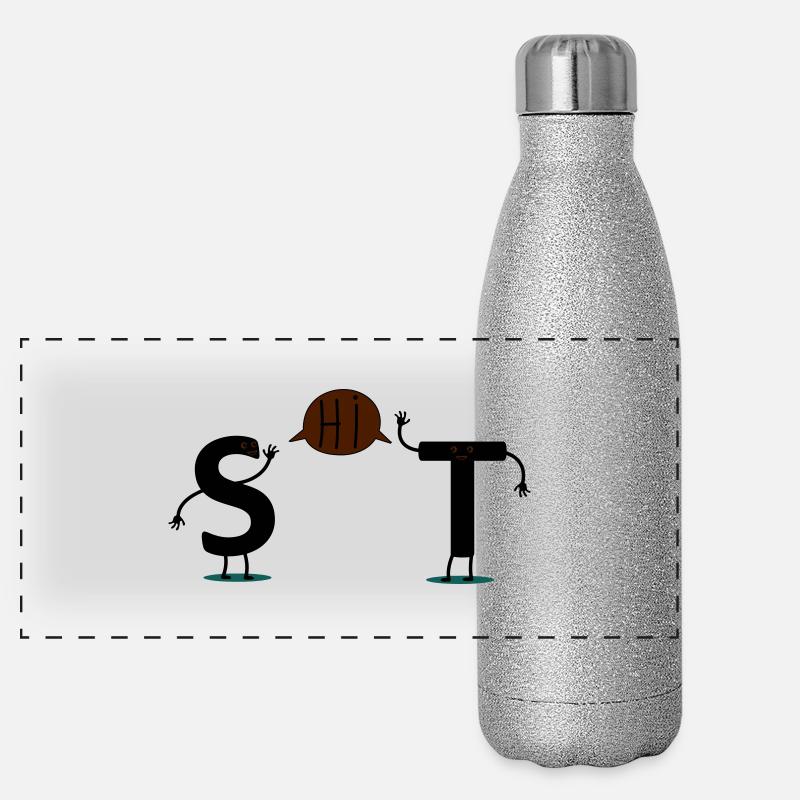 shit Panoramic Glitter Thermal Bottle 500 ml