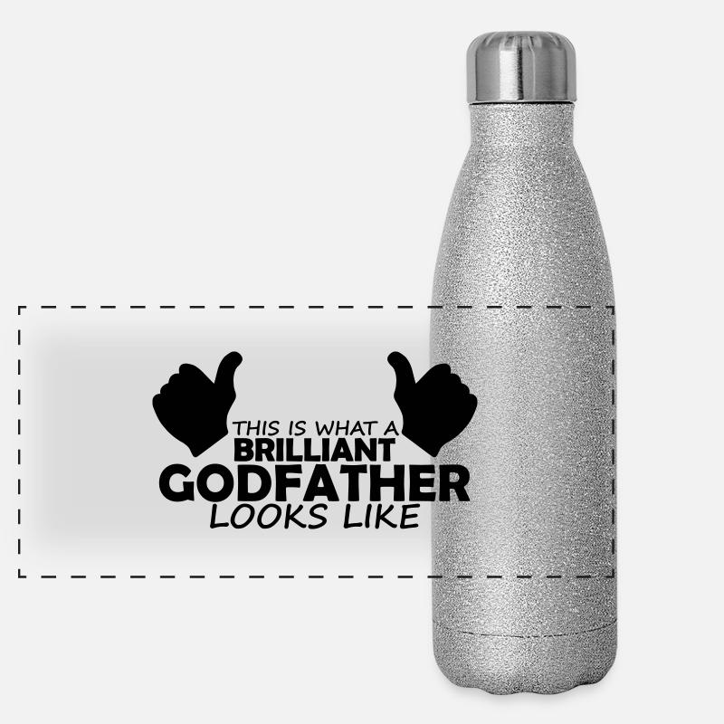 brilliant godfather Panoramic Glitter Thermal Bottle 500 ml