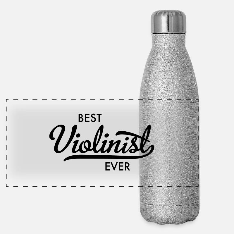 Violoniste Gourde isotherme panoramique pailletée 500 ml