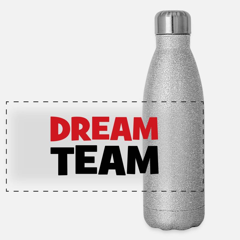 Dream Team Panorama Glitzer Isolierflasche 500 ml