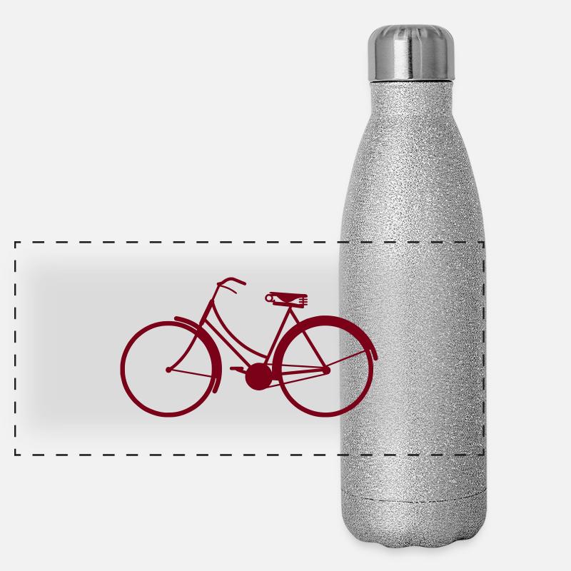 bicycle Panoramic Glitter Thermal Bottle 500 ml