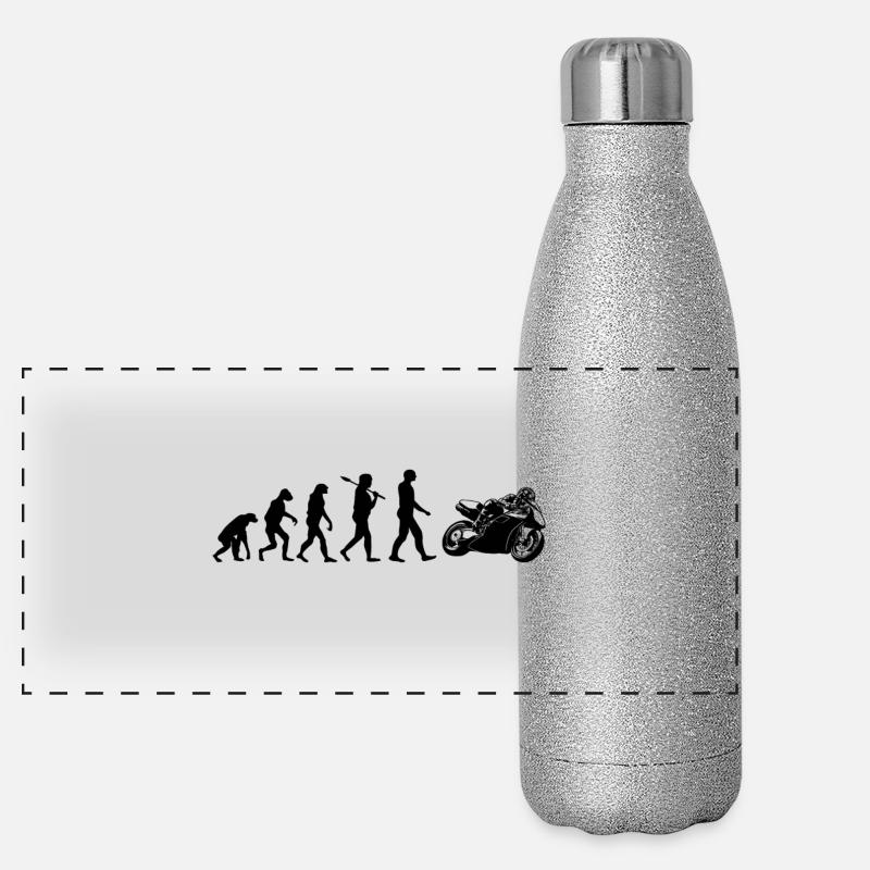 Motorcycle Superbike Evolution Gift Panoramic Glitter Thermal Bottle 500 ml