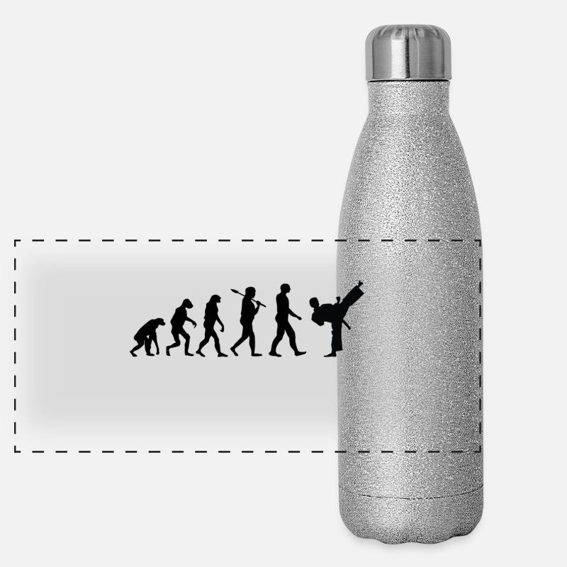T-shirt de karaté · Évolution · arts martiaux · Sport Gourde isotherme panoramique pailletée 500 ml