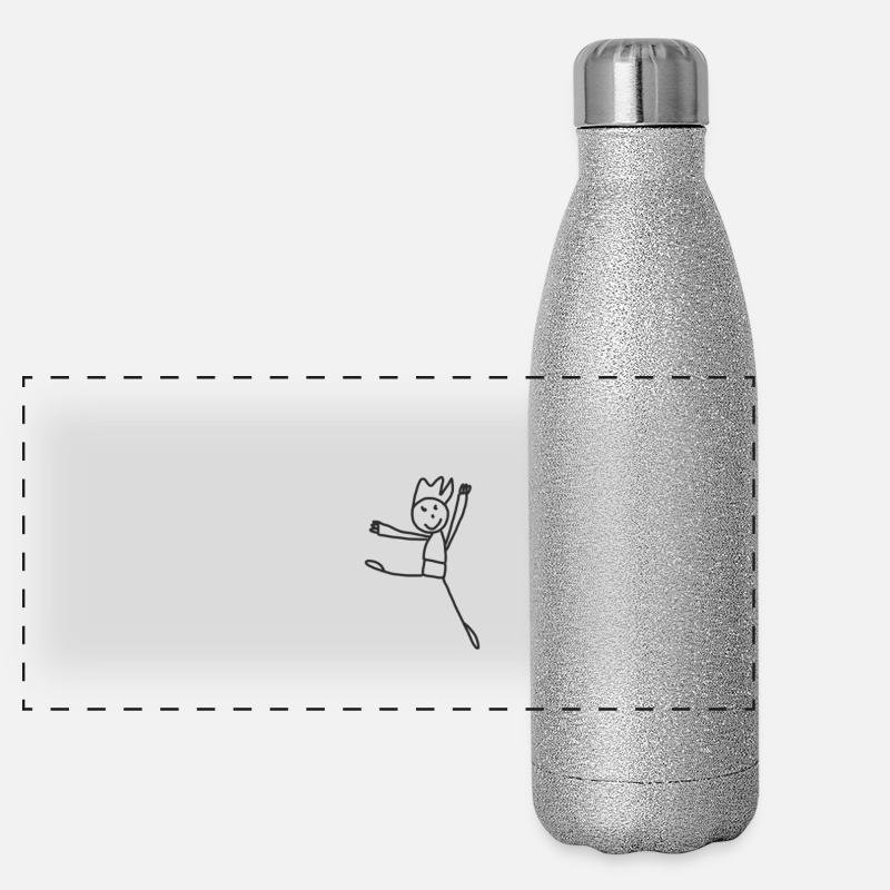 Freude Panorama Glitzer Isolierflasche 500 ml