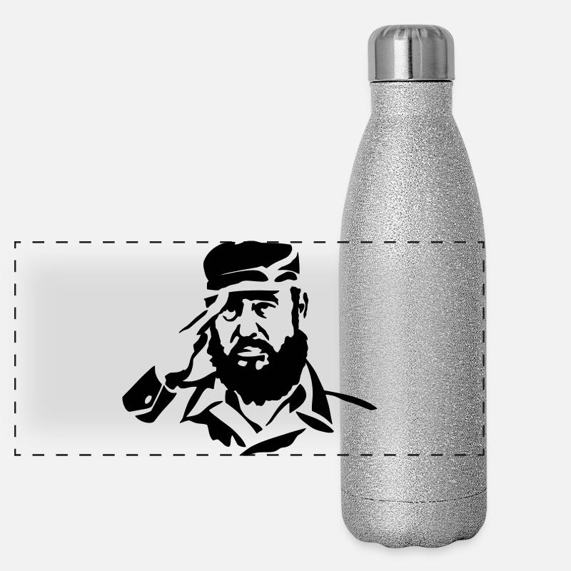 Fidel Alejandro Castro Ruz Gourde isotherme panoramique pailletée 500 ml