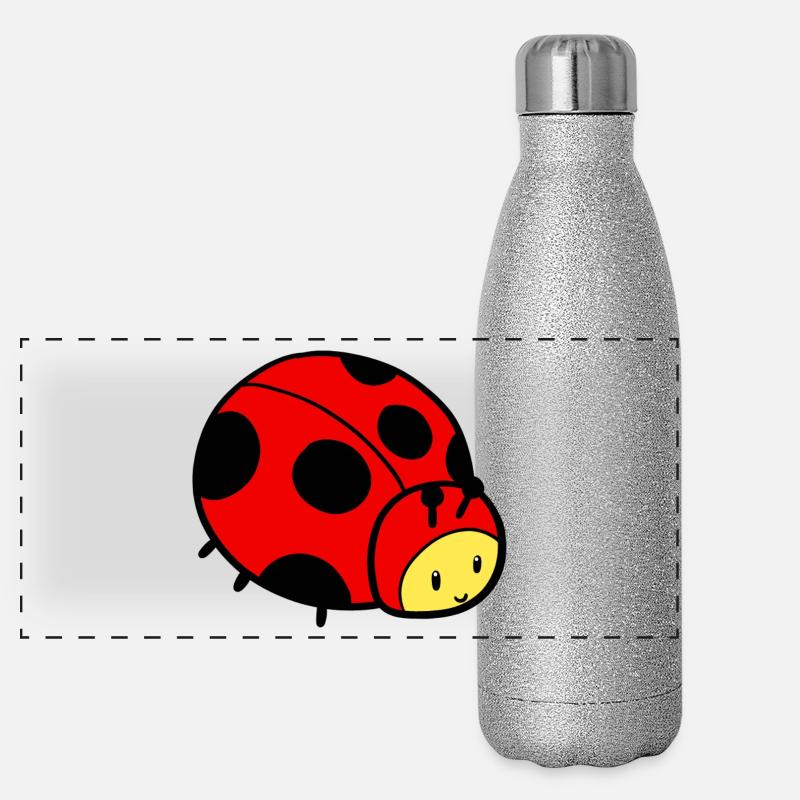 Young ladybug Panoramic Glitter Thermal Bottle 500 ml