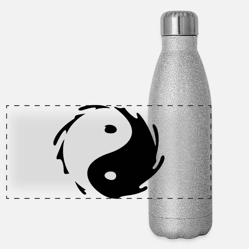Yin-Yang Splash Panoramic Glitter Thermal Bottle 500 ml