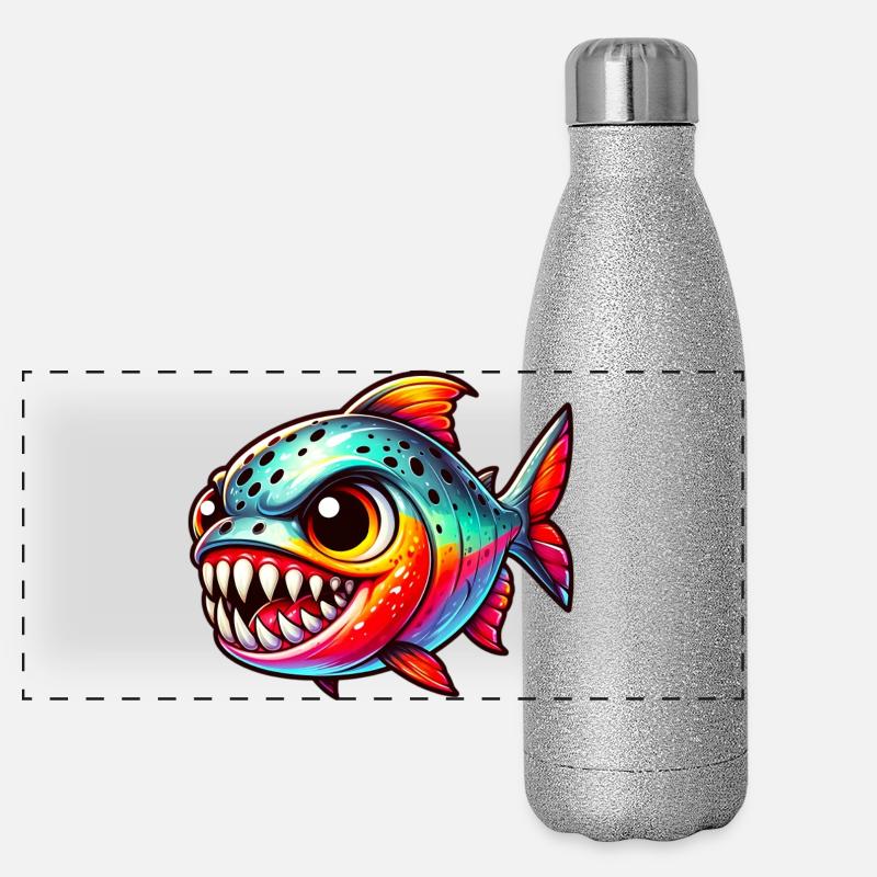 Piranha Gourde isotherme panoramique pailletée 500 ml