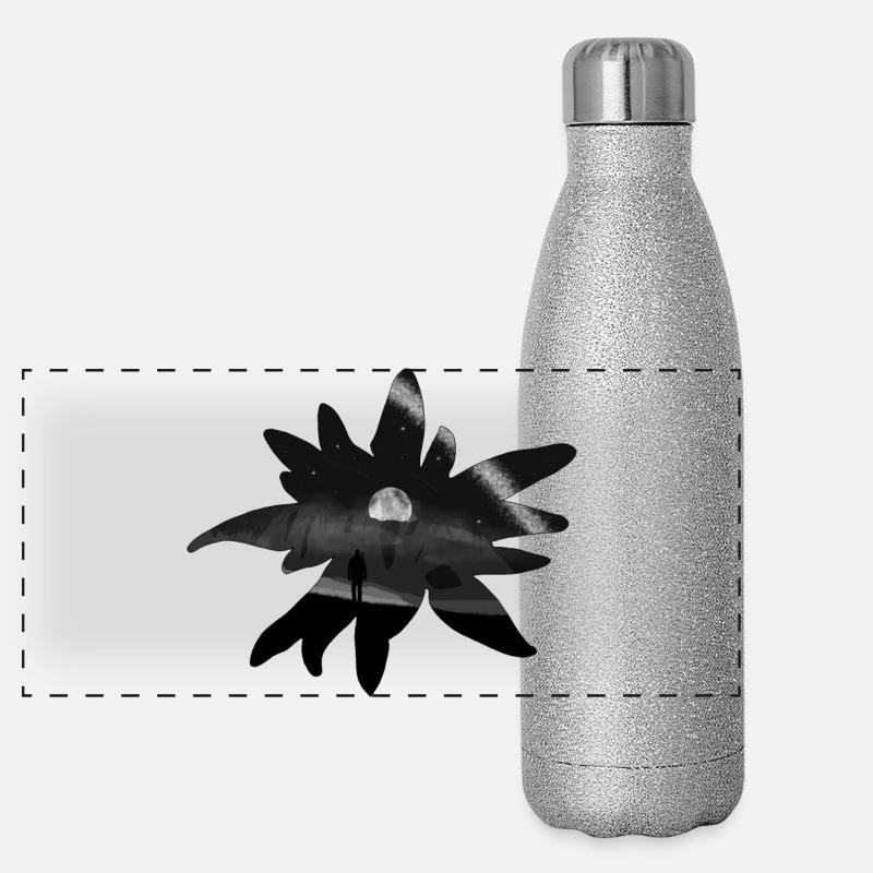 Edelweiss Gourde isotherme panoramique pailletée 500 ml