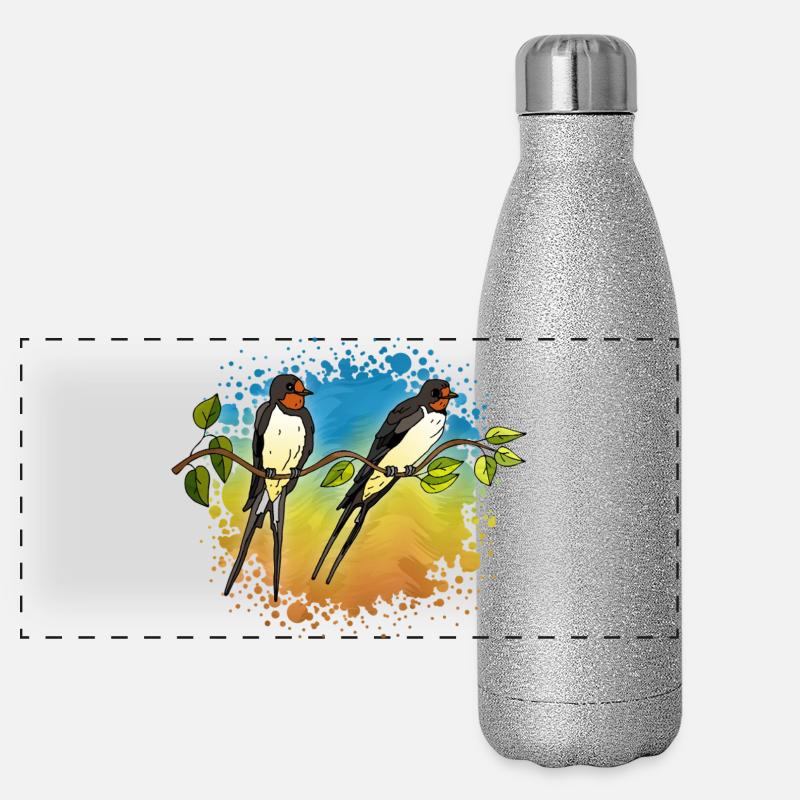 Panorama Glitzer Isolierflasche 500 ml