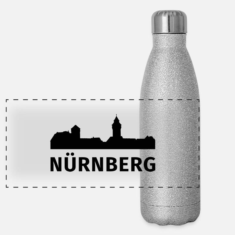Nuremberg Gourde isotherme panoramique pailletée 500 ml