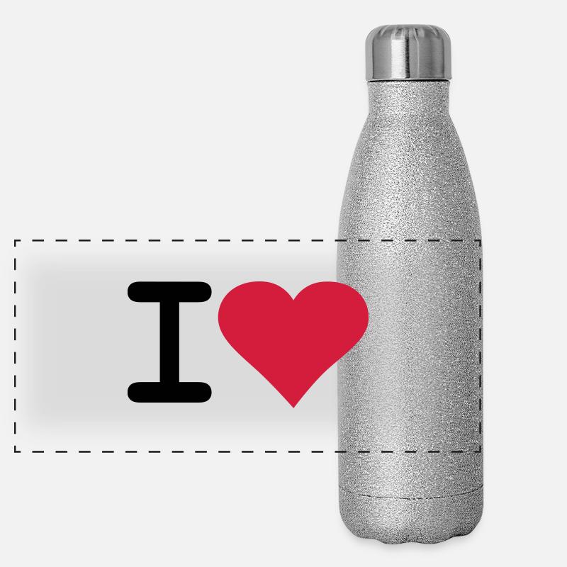 love2 Gourde isotherme panoramique pailletée 500 ml