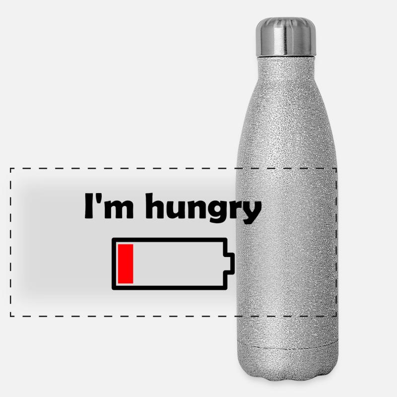 Hungry Panoramic Glitter Thermal Bottle 500 ml