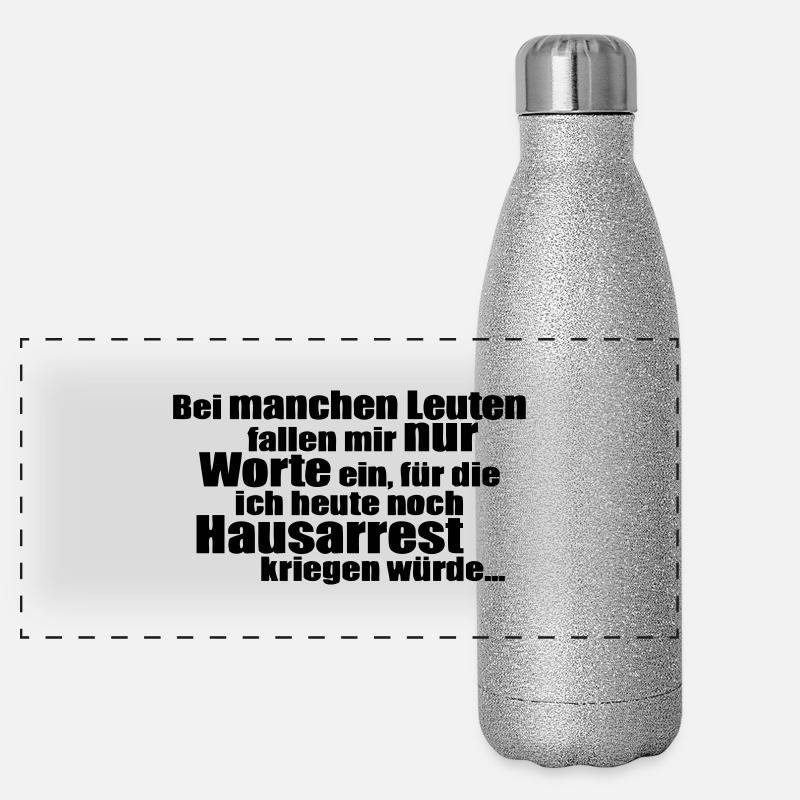 Certaines personnes ... Gourde isotherme panoramique pailletée 500 ml